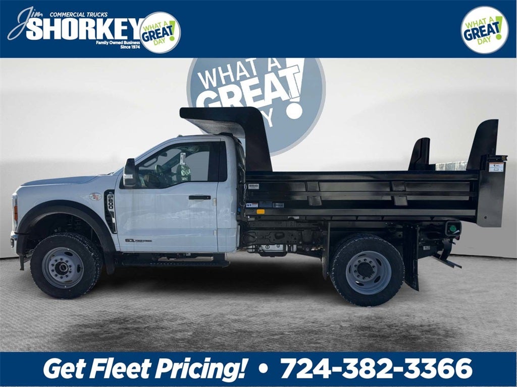 2025 Ford F-600SD XL DRW 4x4 / 6.7L Diesel / 9'7" Steel PTO Dump