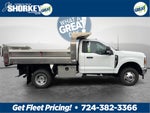 2025 Ford F-350SD XL DRW 4x4 / 7.3L V8 / 9' Aluminum Dropside Dump