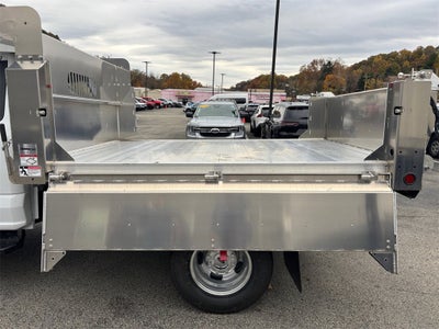 2025 Ford F-350SD XL DRW 4x4 / 7.3L V8 / 9' Aluminum Dropside Dump