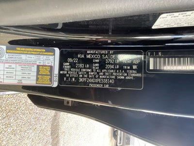 2023 Kia Forte LXS