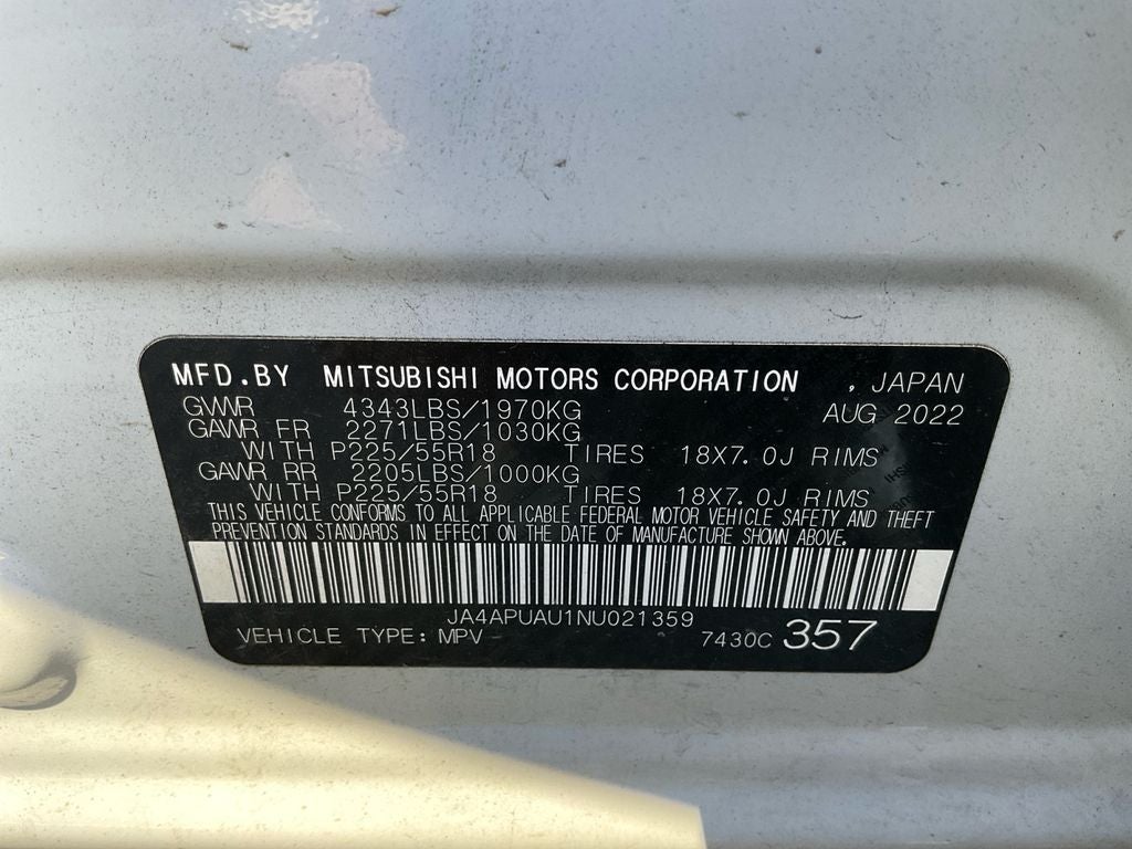 2022 Mitsubishi Outlander Sport 2.0 ES