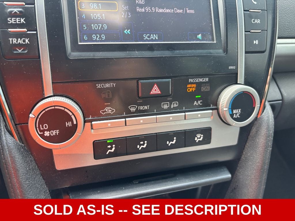 2012 Toyota Camry SE