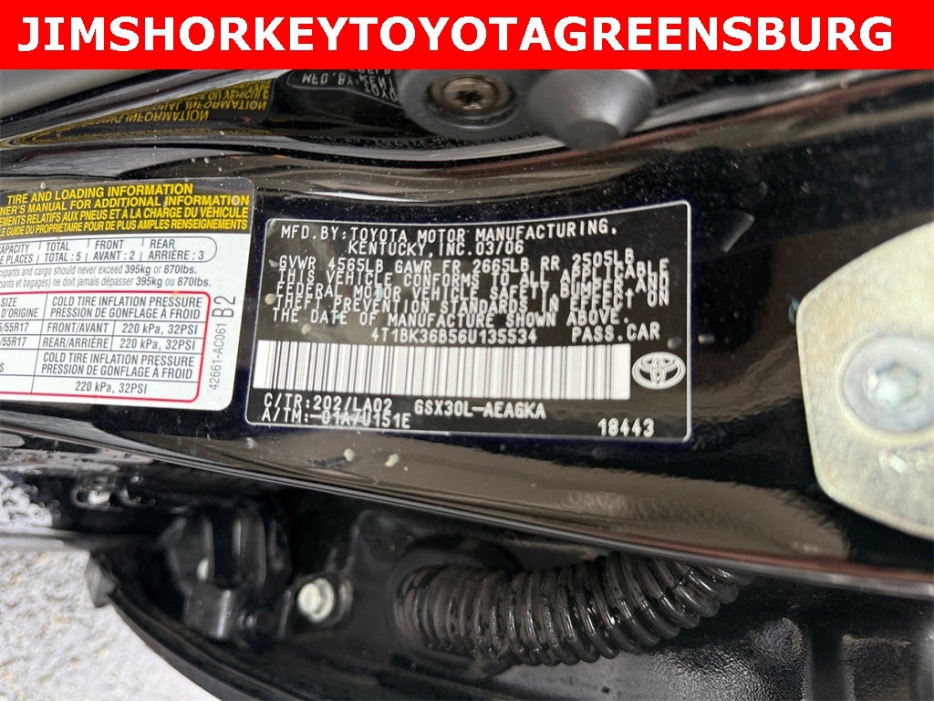 2006 Toyota Avalon Touring