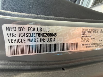 2022 Dodge Durango Citadel AWD