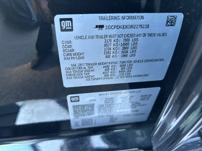 2024 Chevrolet Silverado 1500 4WD Crew Cab Short Bed LT with 2FL