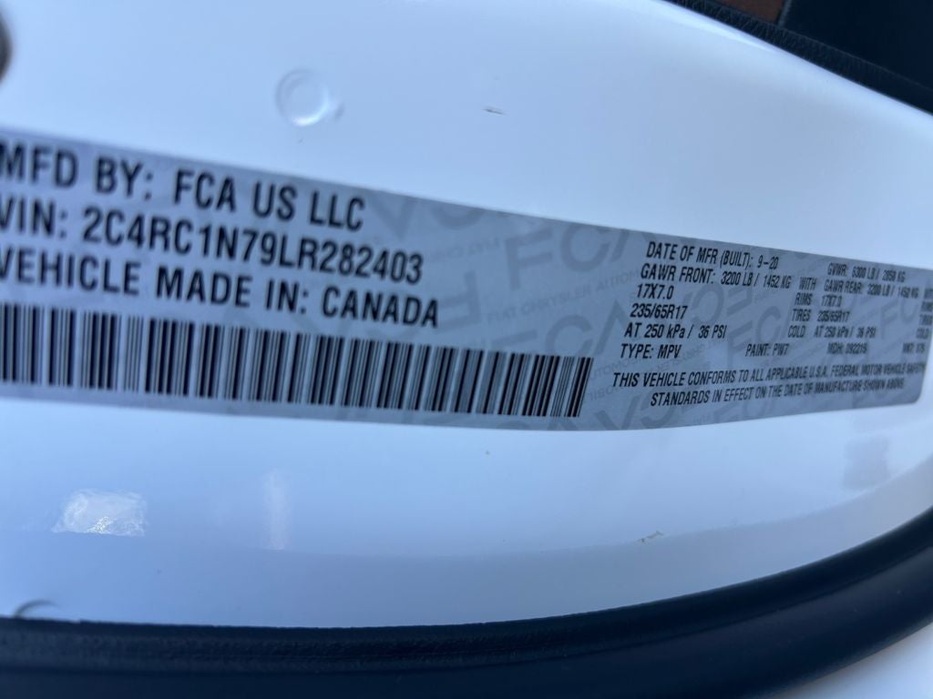 2020 Chrysler Pacifica Limited