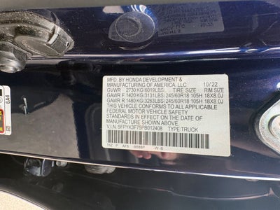 2023 Honda Ridgeline RTL-E