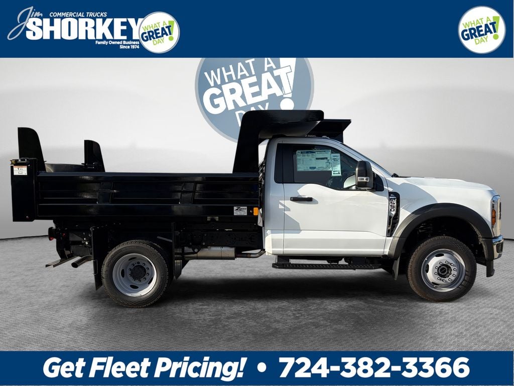 2026 Ford F-550SD XL DRW 4x4 / 7.3L V8 / 9'7" Steel Dump
