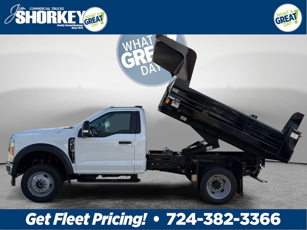 2026 Ford F-550SD XL DRW 4x4 / 7.3L V8 / 9'7" Steel Dump