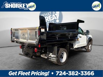 2026 Ford F-550SD XL DRW 4x4 / 7.3L V8 / 9'7" Steel Dump
