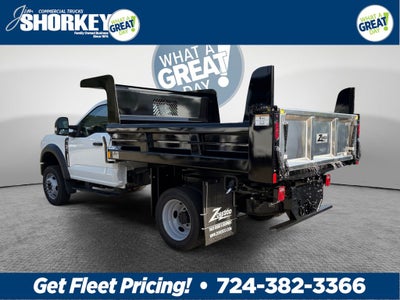2026 Ford F-550SD XL DRW 4x4 / 7.3L V8 / 9'7" Steel Dump