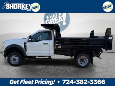2026 Ford F-550SD XL DRW 4x4 / 7.3L V8 / 9'7" Steel Dump