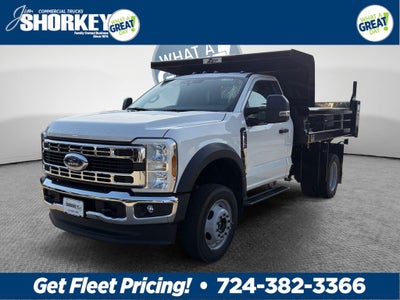 2026 Ford F-550SD XL DRW 4x4 / 7.3L V8 / 9'7" Steel Dump