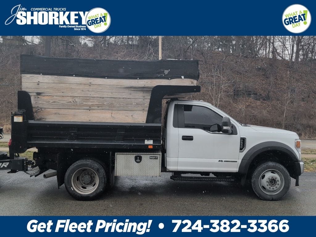 2020 Ford F-550SD XL DRW 4x4 / 6.7L Diesel / 9'7" Steel Dump