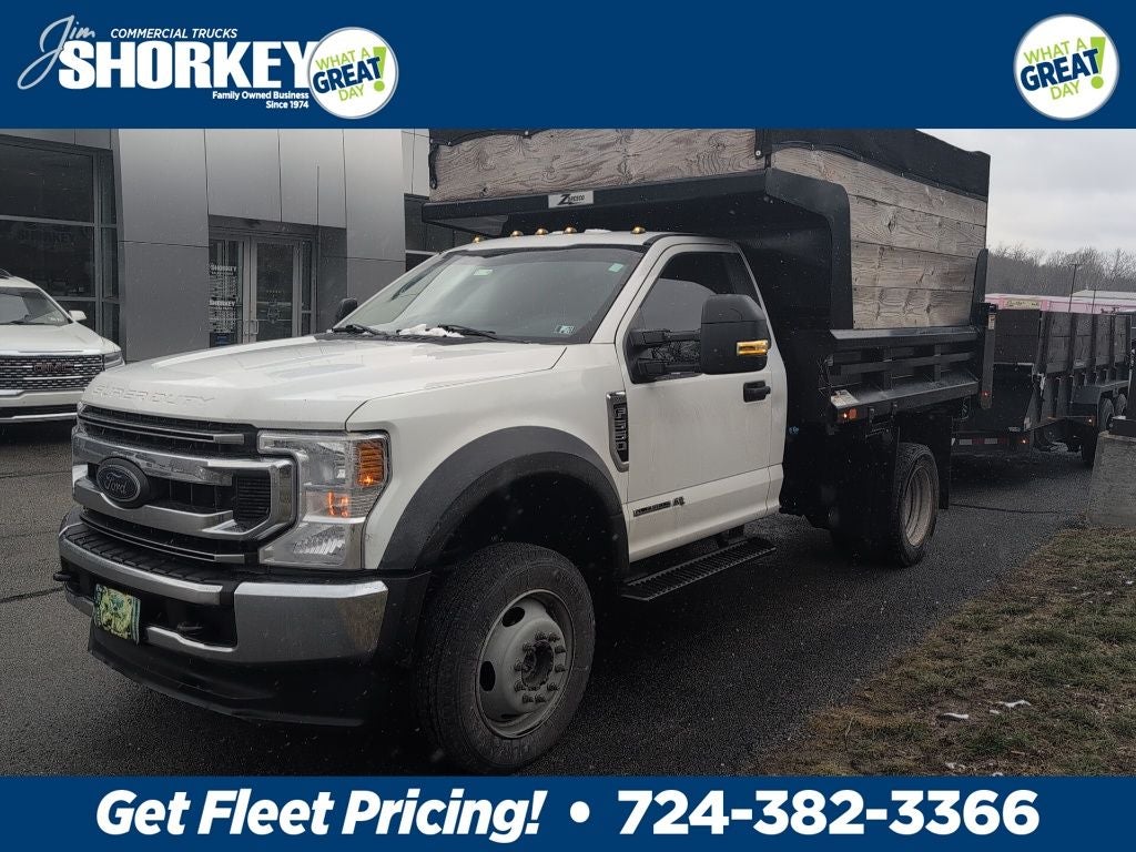 2020 Ford F-550SD XL DRW 4x4 / 6.7L Diesel / 9'7" Steel Dump