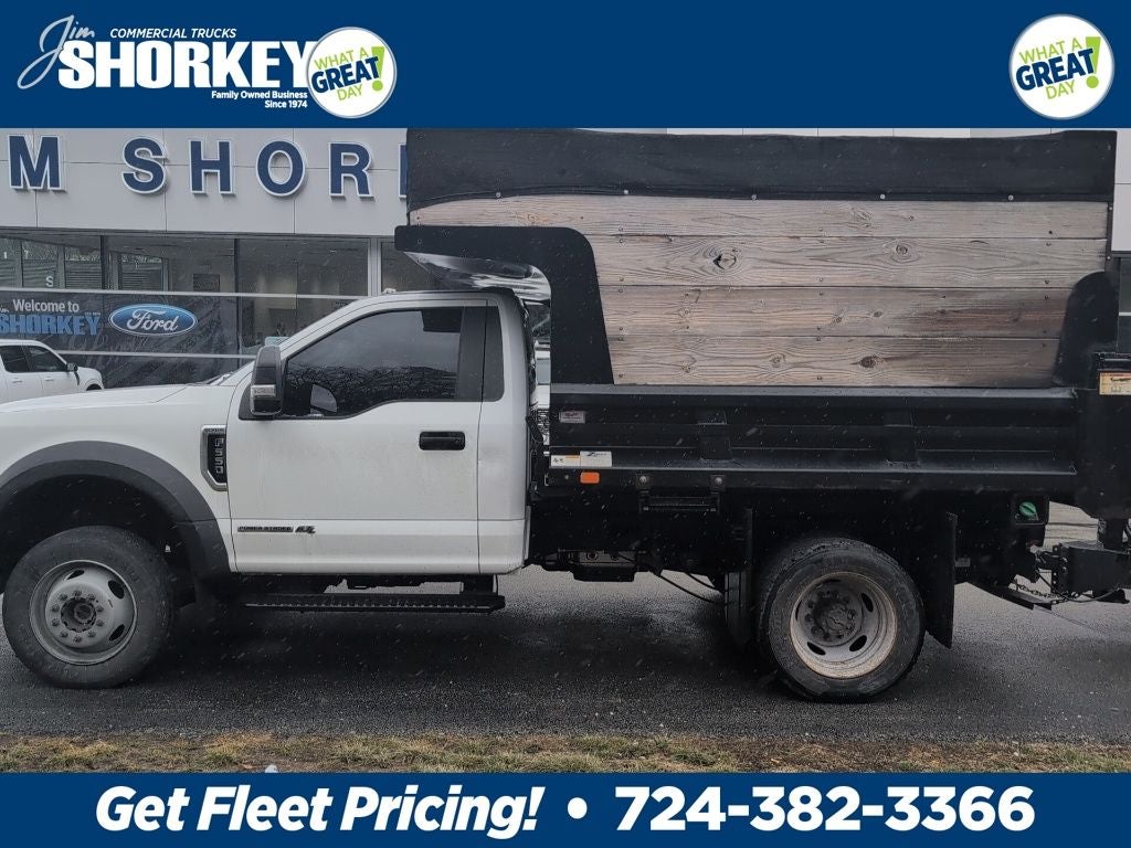 2020 Ford F-550SD XL DRW 4x4 / 6.7L Diesel / 9'7" Steel Dump