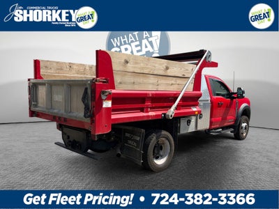 2023 Ford F-550SD XL DRW 4x4 / 6.7L Diesel / 9'7" Steel Dump w/L-Pack