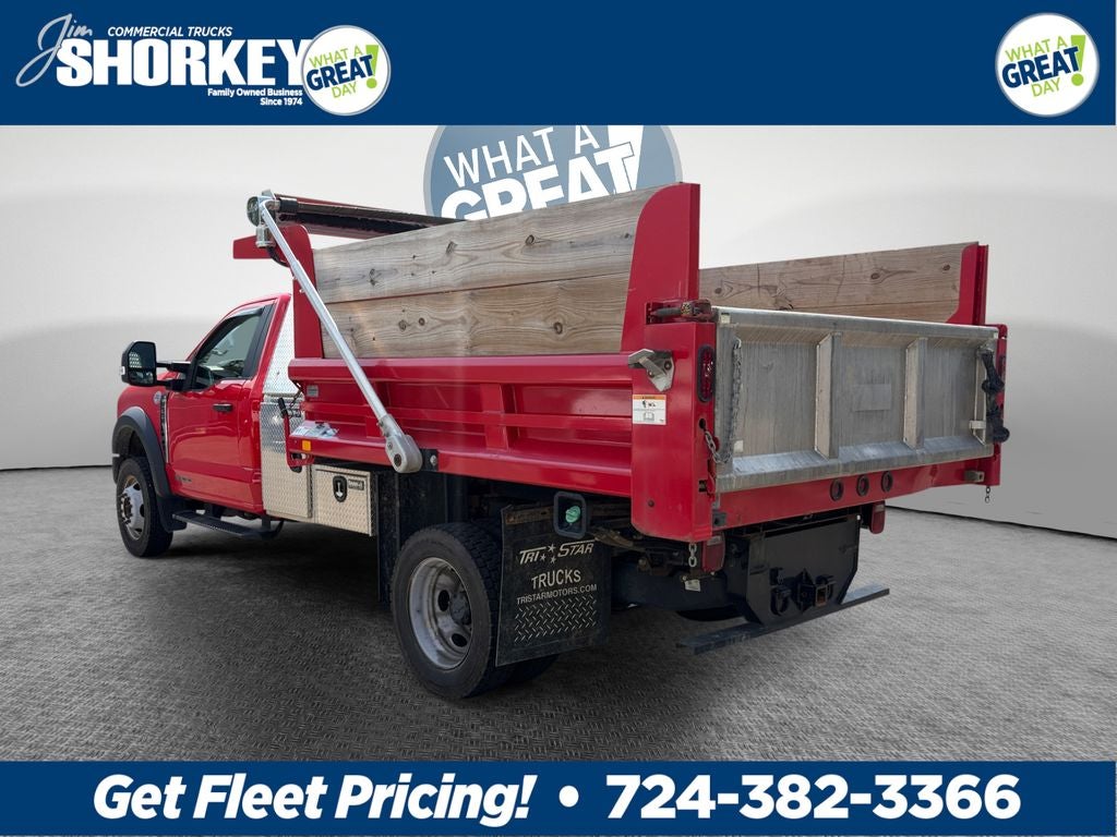 2023 Ford F-550SD XL DRW 4x4 / 6.7L Diesel / 9'7" Steel Dump w/L-Pack