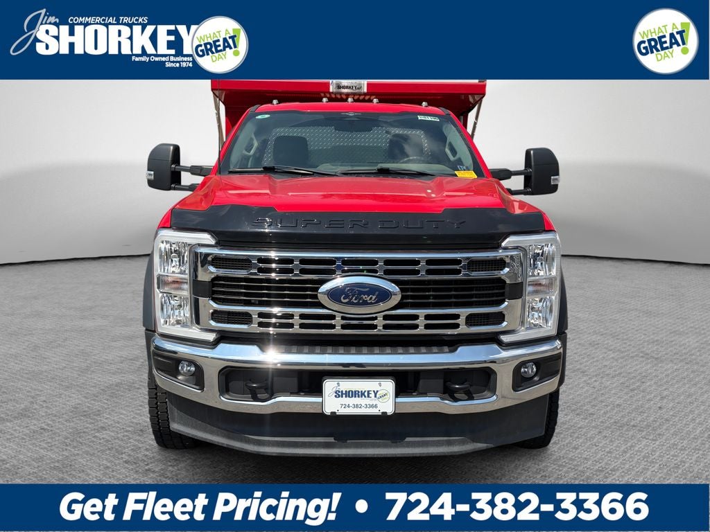 2023 Ford F-550SD XL DRW 4x4 / 6.7L Diesel / 9'7" Steel Dump w/L-Pack