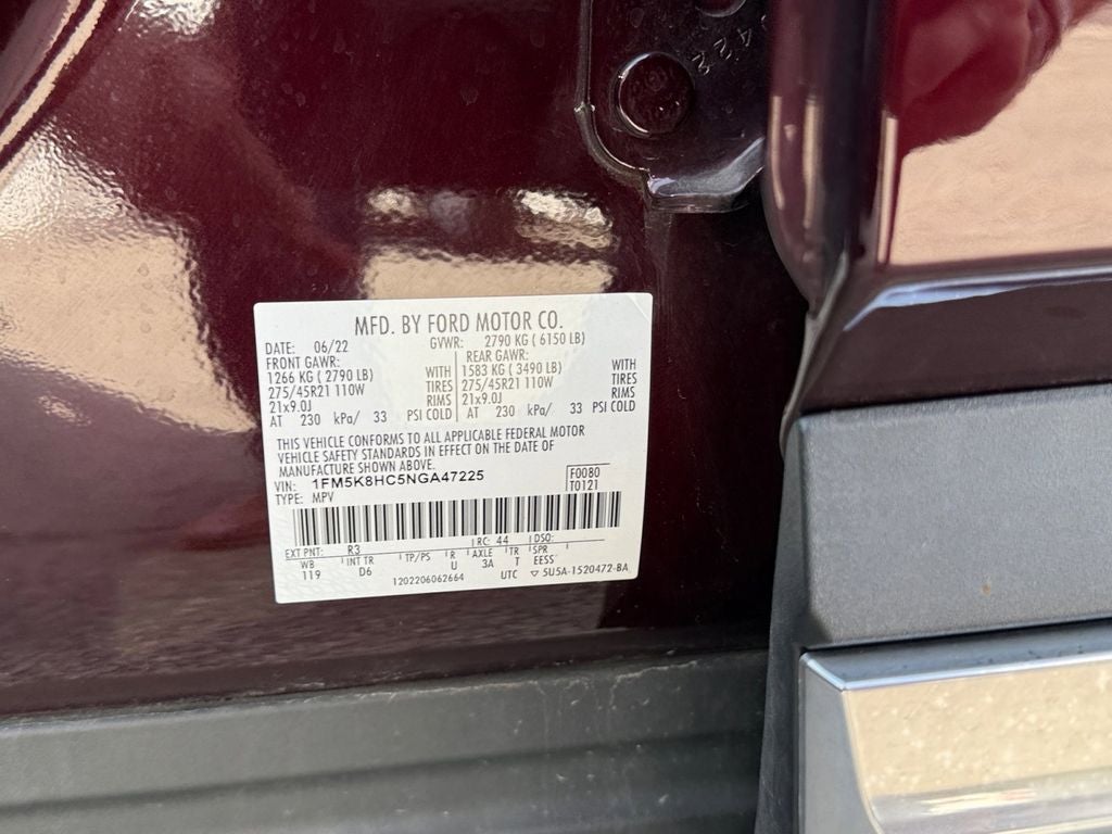 2022 Ford Explorer Platinum