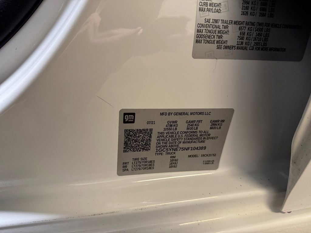 2022 Chevrolet Silverado 2500HD LT Convenience Package