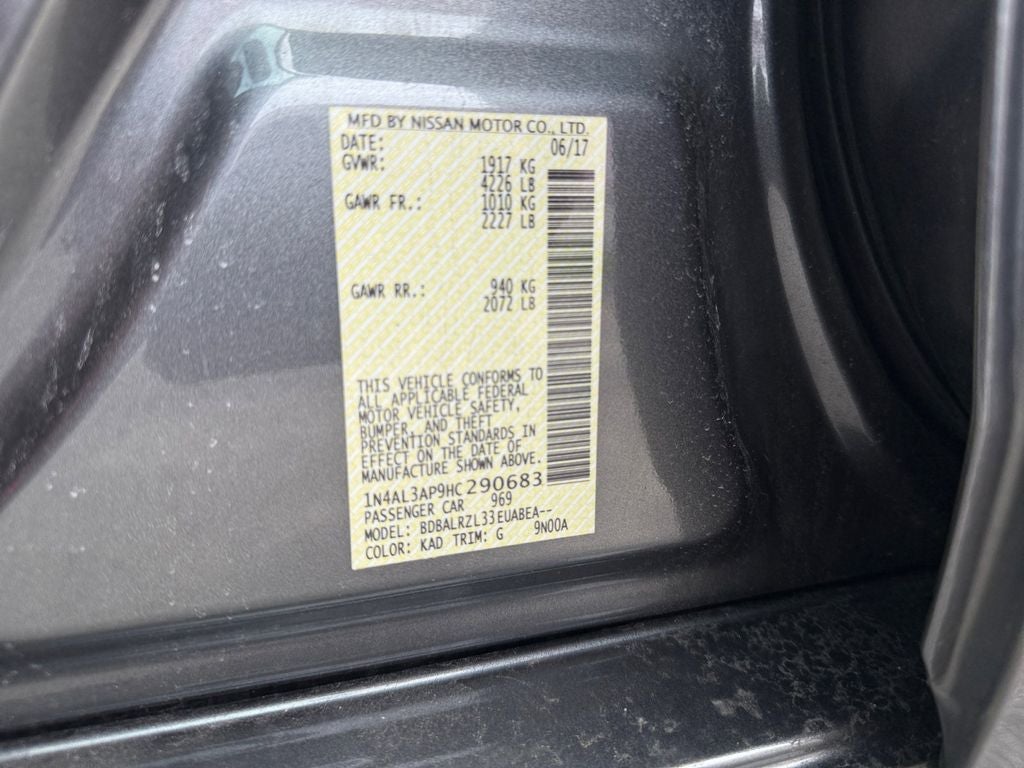 2017 Nissan Altima 2.5 SL