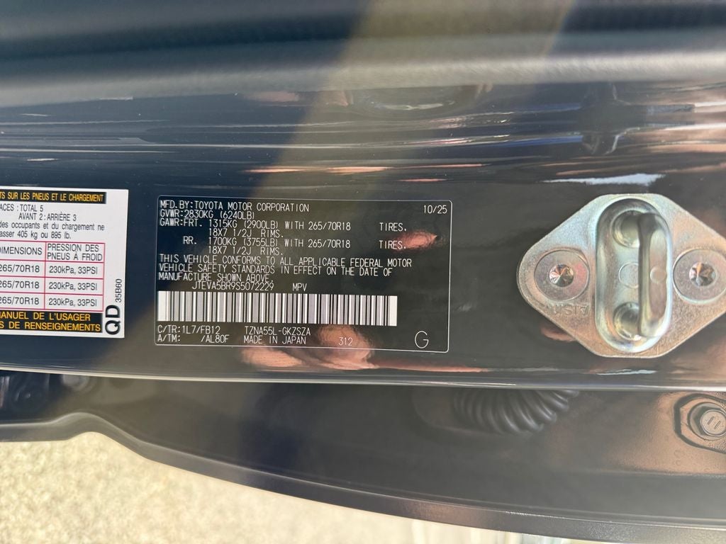 2025 Toyota 4Runner TRD Off-Road