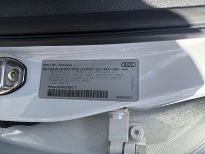 2019 Audi A3 2.0T Premium