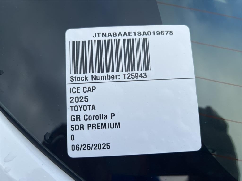 2025 Toyota GR Corolla Premium