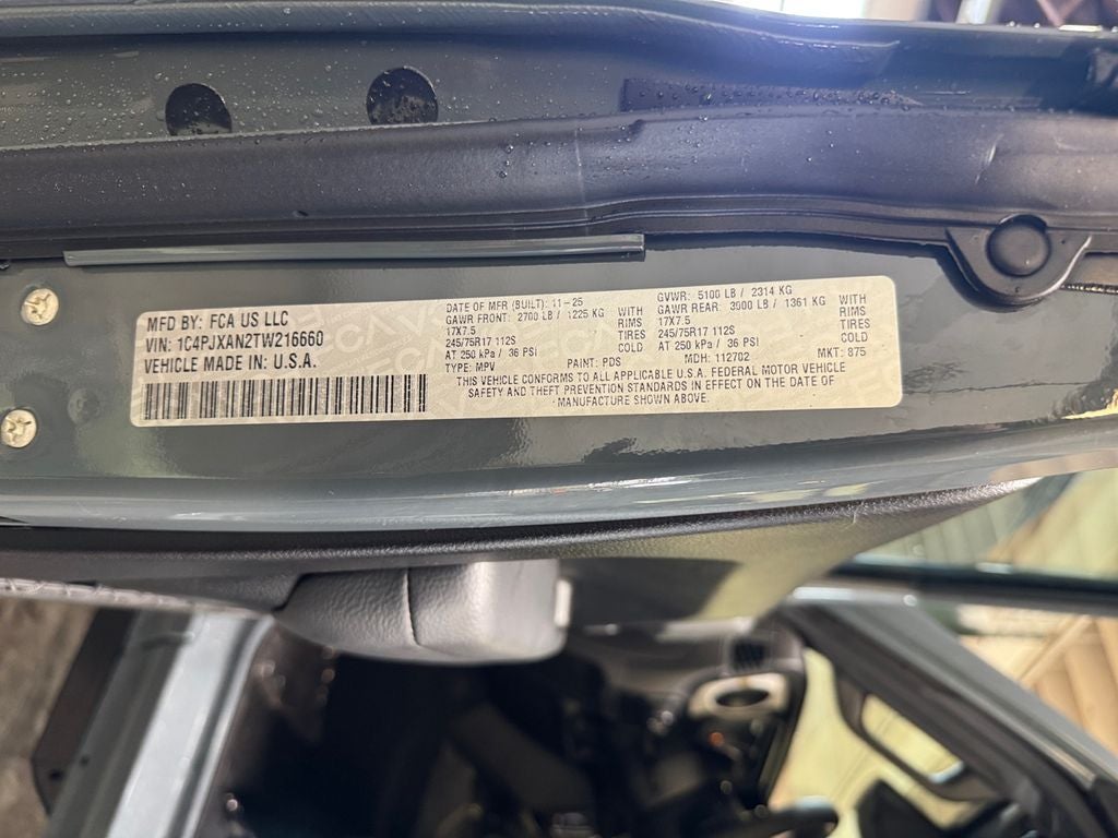 2026 Jeep Wrangler Sport S