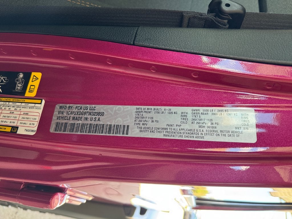 2026 Jeep Wrangler Sport S