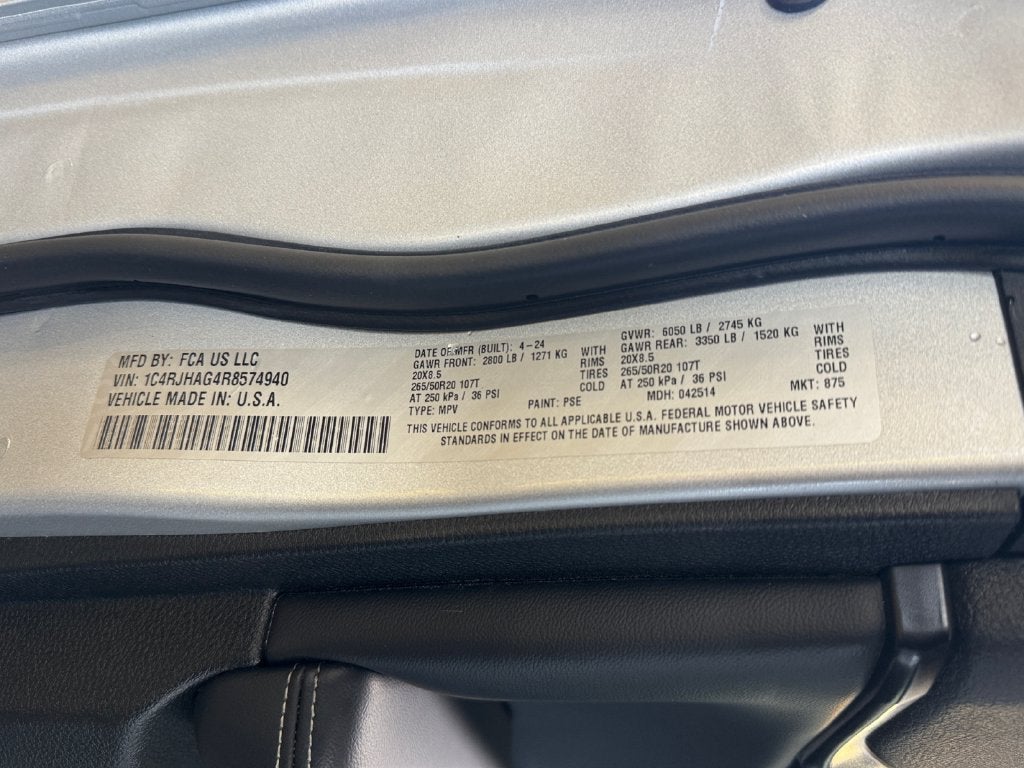 2024 Jeep Grand Cherokee Altitude X
