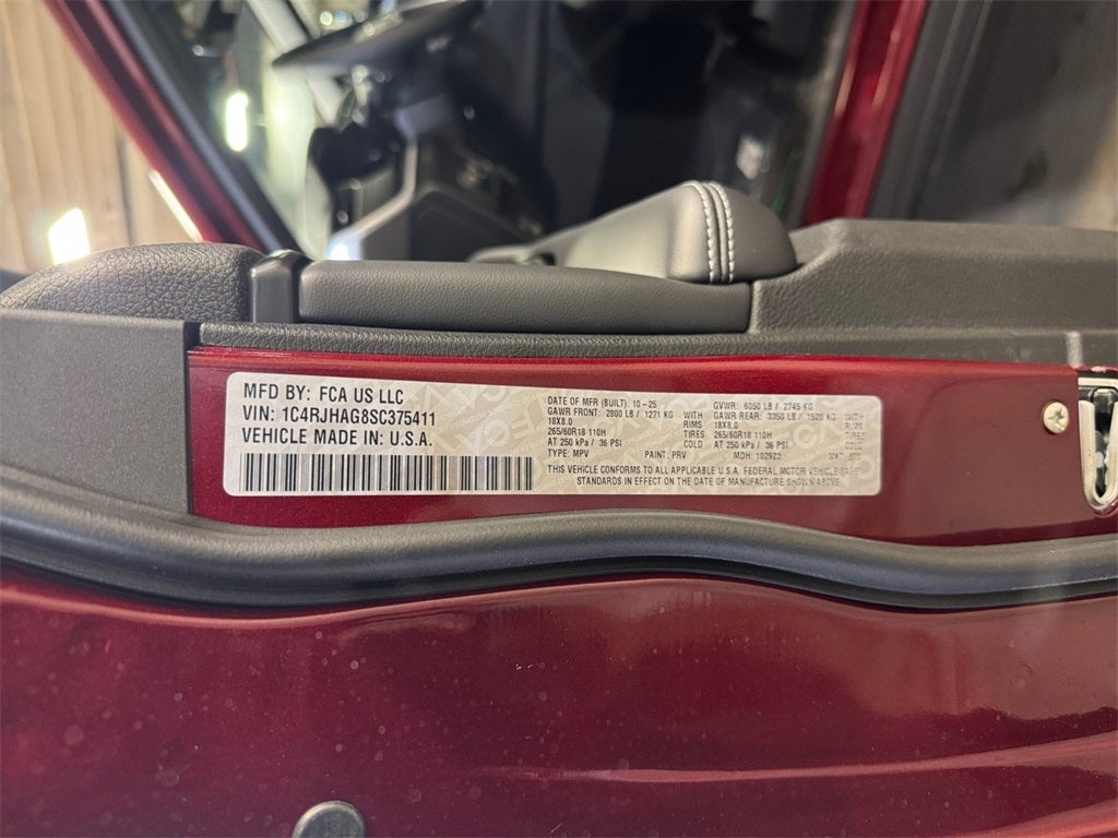 2025 Jeep Grand Cherokee Altitude X