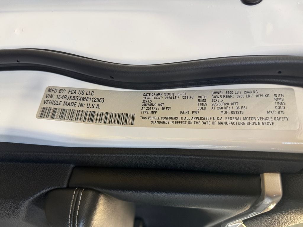 2021 Jeep Grand Cherokee L Limited