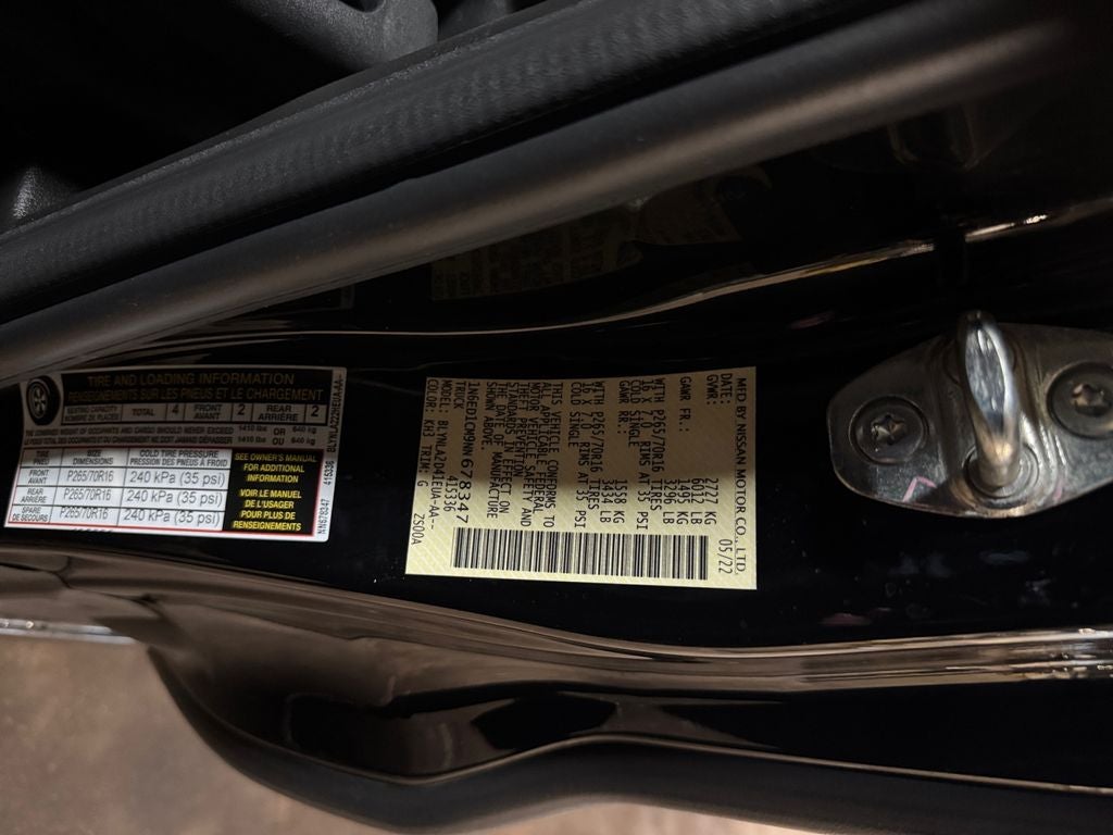 2022 Nissan Frontier S
