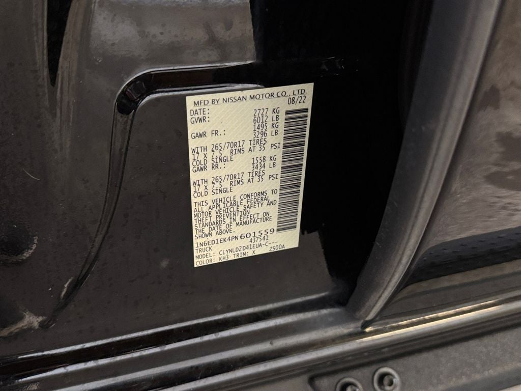2023 Nissan Frontier PRO-4X