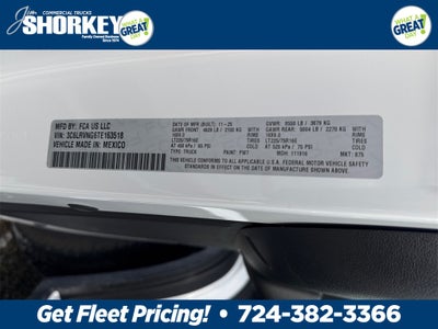 2026 RAM ProMaster 1500 Low Roof / 118" WB