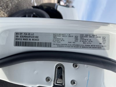 2026 RAM 2500 Tradesman 4x4 / 6.4L Hemi / 8' Bed