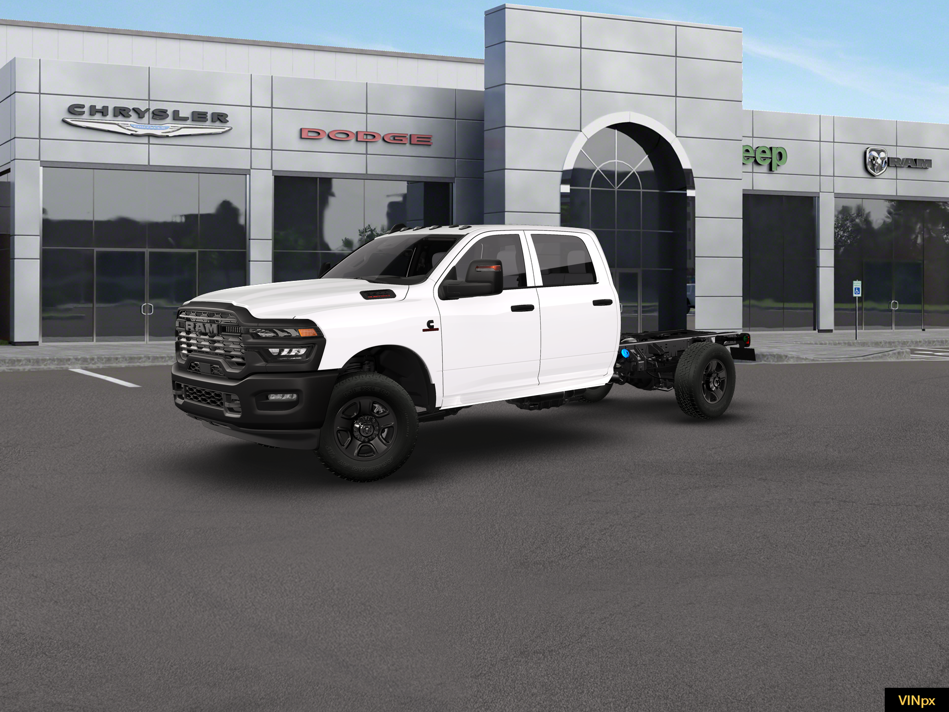 2026 RAM 3500 Tradesman SRW 4x4 / 6.7L Diesel / 60" CA Chassis