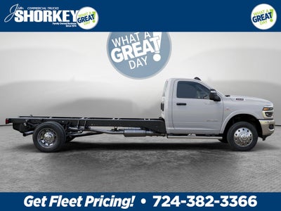 2026 RAM 5500HD Big Horn DRW 4x4 / 6.7L Diesel / 120" CA Chassis