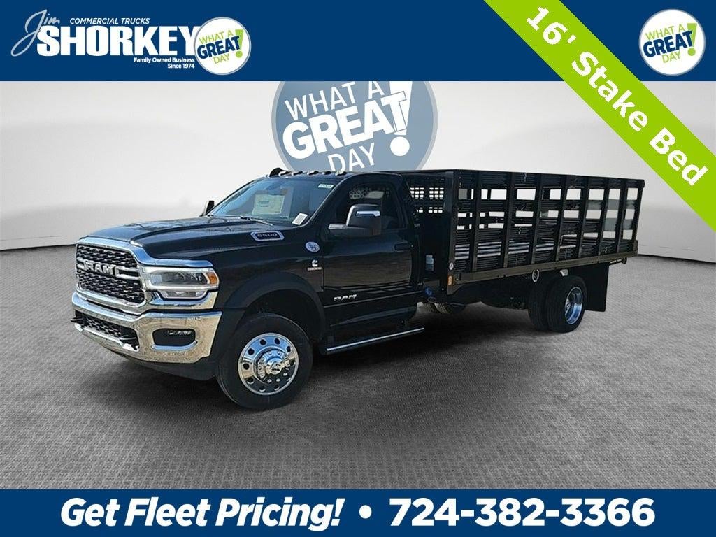 2024 RAM 5500 SLT 4x4 / 6.7L Diesel / 16' Stake Bed