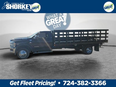 2024 RAM 5500 SLT 4x4 / 6.7L Diesel / 16' Stake Bed