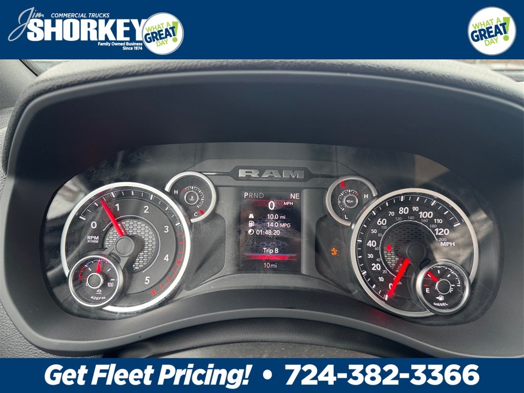 2026 RAM 5500HD Tradesman DRW 4x4 / 6.7L Diesel / 120" CA Chassis