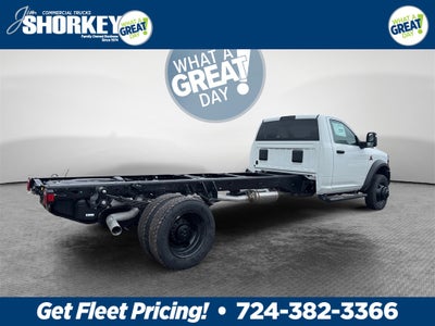 2026 RAM 5500HD Tradesman DRW 4x4 / 6.7L Diesel / 120" CA Chassis