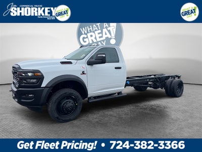 2026 RAM 5500HD Tradesman DRW 4x4 / 6.7L Diesel / 120" CA Chassis