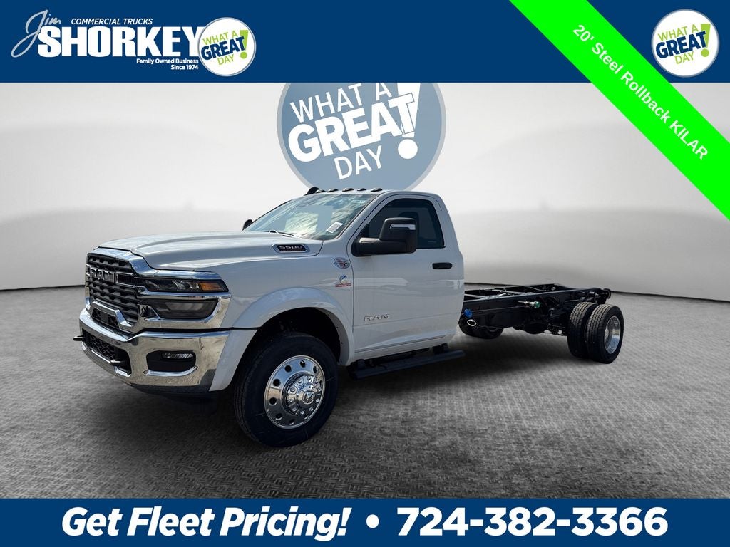 2026 RAM 5500 Big Horn DRW 4x4 / 6.7L Diesel / 20' Steel Rollback @KILAR