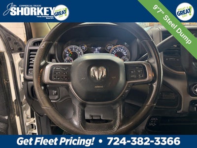 2019 RAM 3500 Tradesman DRW 4x4 / 6.4L Hemi V8 / 9'7" Steel Dump