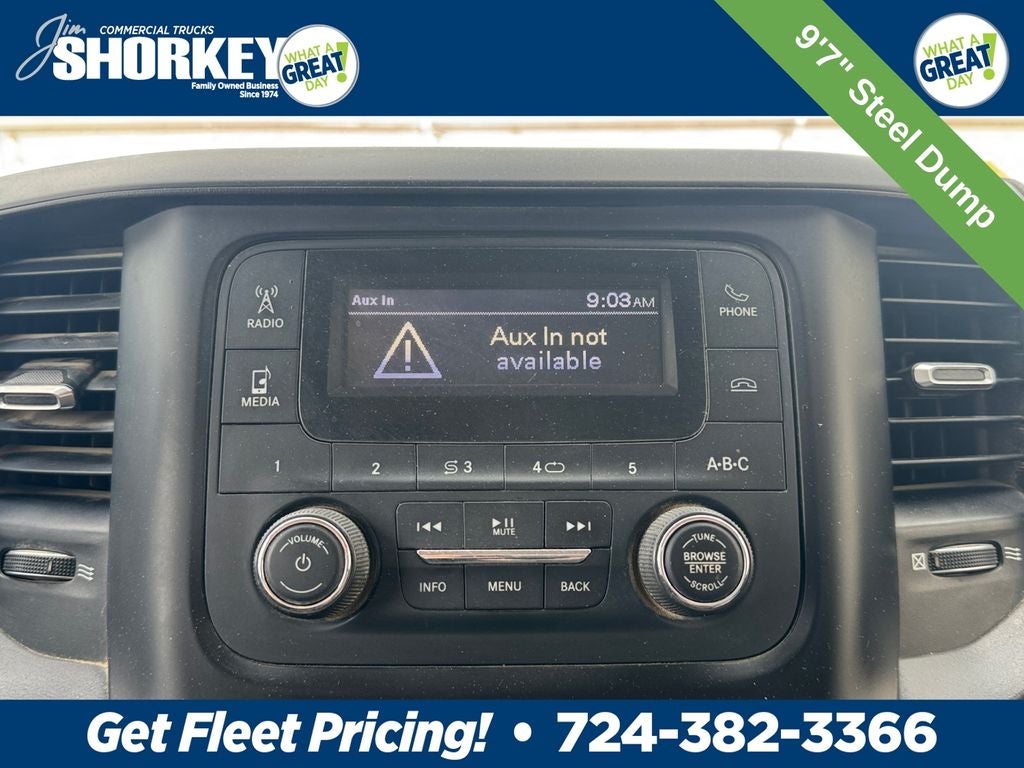 2019 RAM 3500 Tradesman DRW 4x4 / 6.4L Hemi V8 / 9'7" Steel Dump