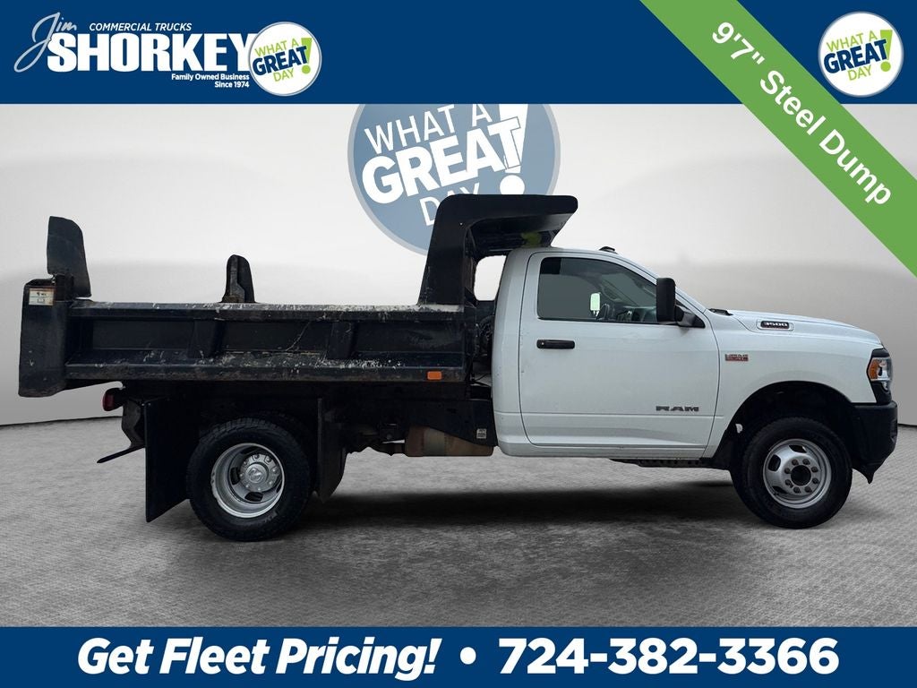 2019 RAM 3500 Tradesman DRW 4x4 / 6.4L Hemi V8 / 9'7" Steel Dump
