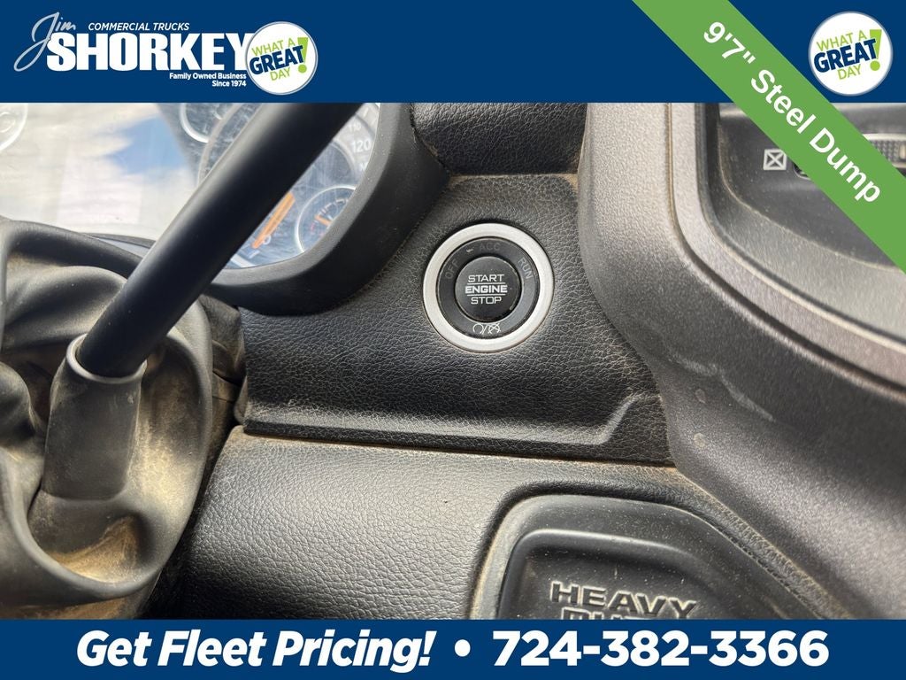 2019 RAM 3500 Tradesman DRW 4x4 / 6.4L Hemi V8 / 9'7" Steel Dump